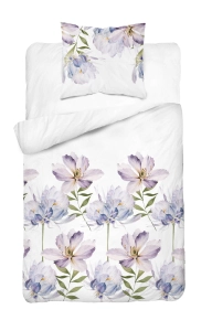 Pościel satyna bawełniana biała Home Satin 140x200 w magnolie
