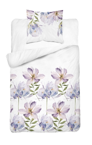 Pościel satyna bawełniana biała Home Satin 140x200 w magnolie