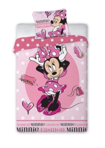 Pościel bawełniana Myszka Minnie 160x200