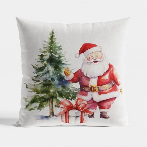 Poszewka dekoracyjna świąteczna 40x40 Mikołaj