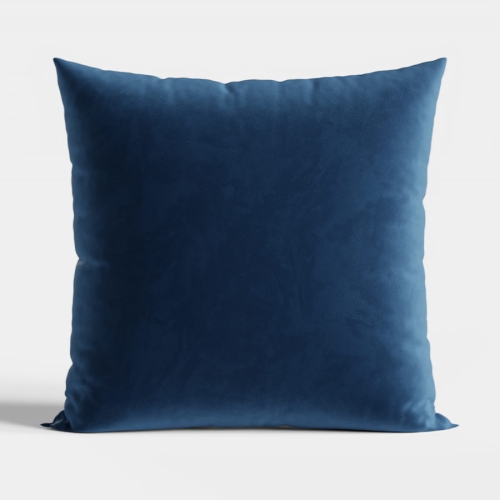 Poszewka velvet 40x40 granatowa
