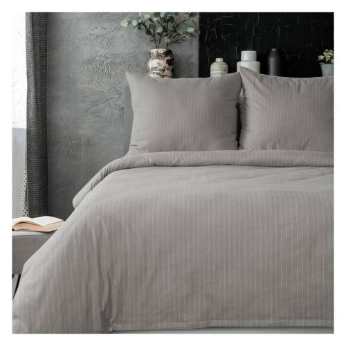 Pościel flanelowa szara Esprit 220x200 Premium