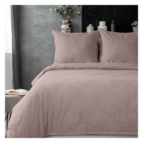 Pościel flanelowa różowa Esprit 220x200 Premium