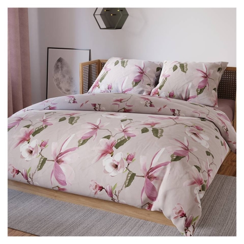 Komplet pościeli z bawełny satynowej 160x200 Magnolia