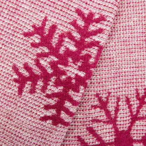 Koc świąteczny 150x200 w odcieniach fioletu