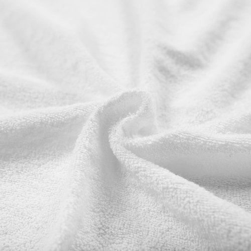 Prześcieradło 90x200 frotte z gumką w kolorze białym