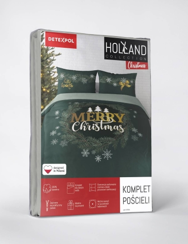 Komplet pościeli świątecznej 220x200 Holland