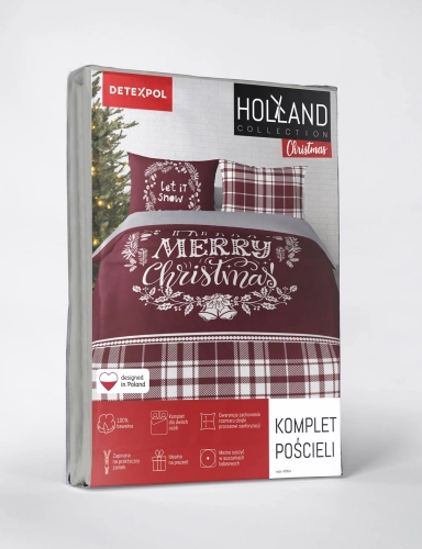 Komplet pościeli świątecznej 220x200 Holland