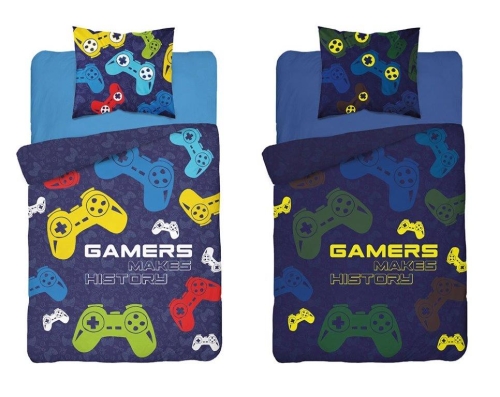 Pościel bawełniana świecąca 160x200 Gamers