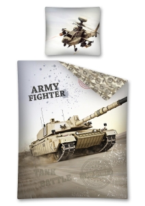 Pościel bawełniana 160x200 Army 