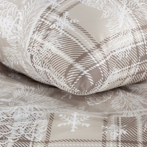 Pościel satyna bawełniana świąteczna 140x200 Holly