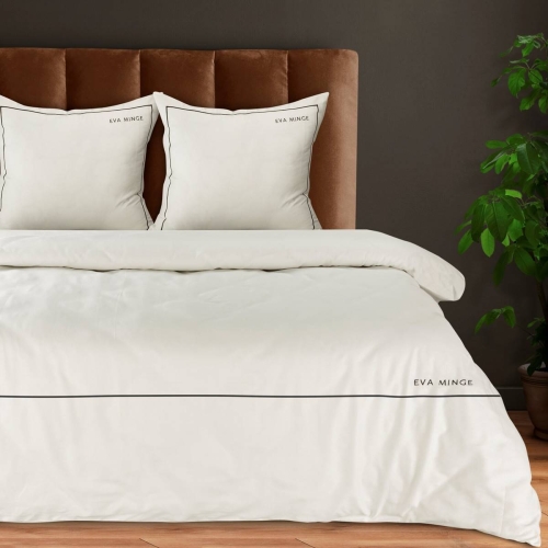 Ekskluzywna pościel biało czarna 160x200 Ewa Minge