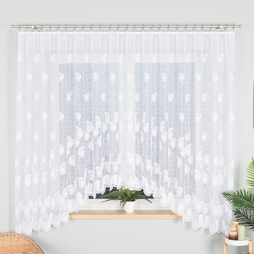 Firanka żakardowa gotowa Nora 180x350