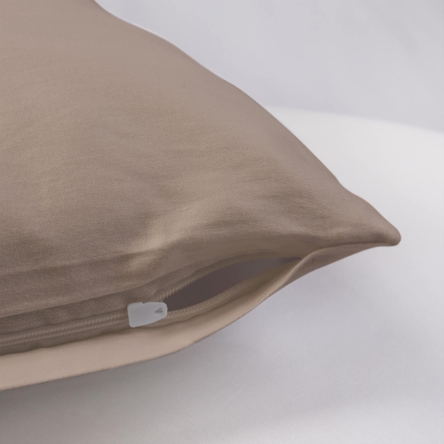 Poszewka 40x40 ciemno beżowa