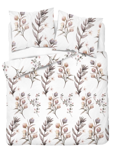 Pościel satyna bawełniana Home Satin 180x200 w kwiaty