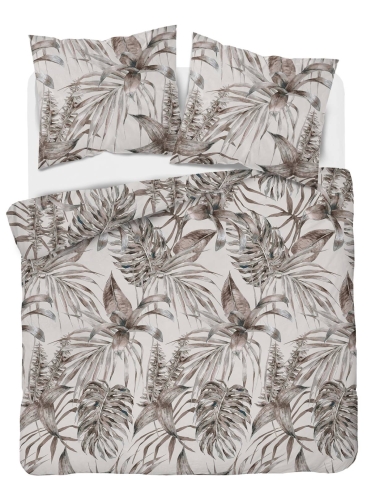 Pościel satyna bawełniana Home Satin 140x200 w liście 