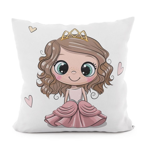 Poszewka 40x40 Princess Brunetka