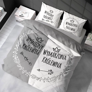 Pościel bawełniana Holland 160x200 Wyśniony Królewicz Wymarzona Królewna