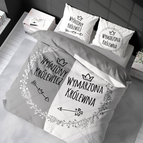 Pościel bawełniana Holland 160x200 Wyśniony Królewicz Wymarzona Królewna