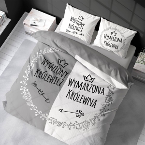 Pościel bawełniana Holland 220x200 Wyśniony Królewicz Wymarzona Królewna
