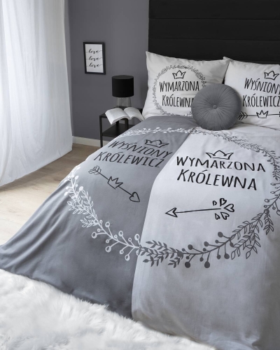 Pościel bawełniana Holland 220x200 Wyśniony Królewicz Wymarzona Królewna