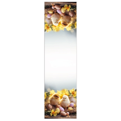 Bieżnik wodoodporny 38x140 Kurczaki Wielkanocne