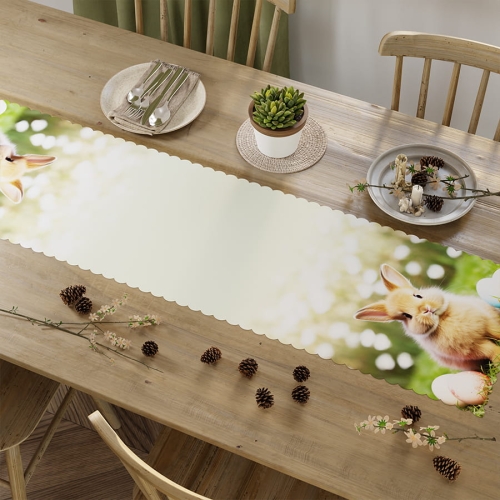 Bieżnik wodoodporny 38x140 Królik Na Polanie