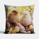 Poszewka z wypełnieniem 40x40 Kurczaki Wielkanocne