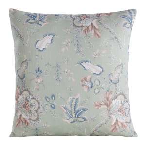 Poszewka dekoracyjna jasnozielona Flore 45x45 