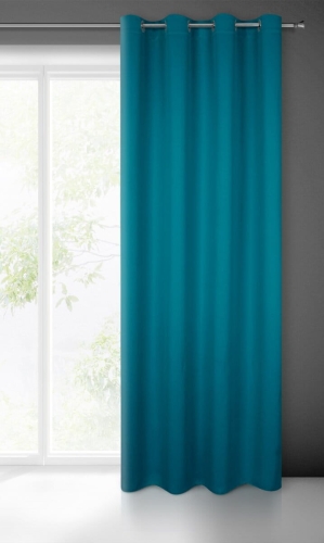 Zasłona Logan 135x250 morska przelotki