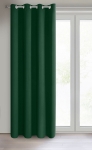 Zasłona Logan 135x250 ciemno zielona przelotki