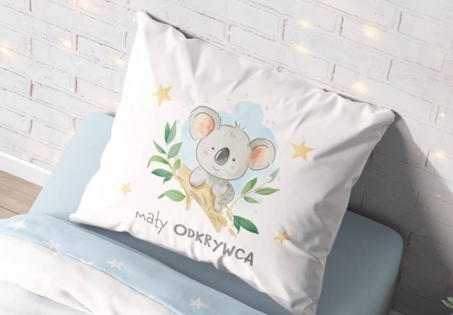 Pościel bawełniana dziecięca 160x200 Koala