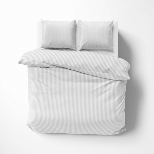 Pościel adamaszkowa Pure 220x200 biała