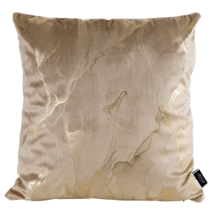 Poszewka velvet Naira 45x45 ciemno beżowa