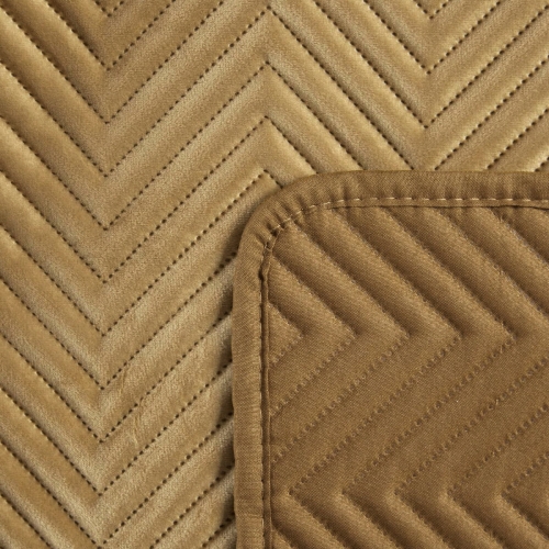 Narzuta na fotel Sofia 70x160 miodowa