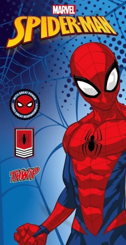 Ręcznik bawełniany dziecięcy licencyjny 70x140 Spider-Man