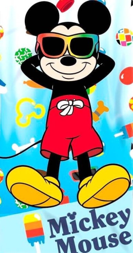 Ręcznik bawełniany dziecięcy licencyjny 70x140 Mickey Mouse