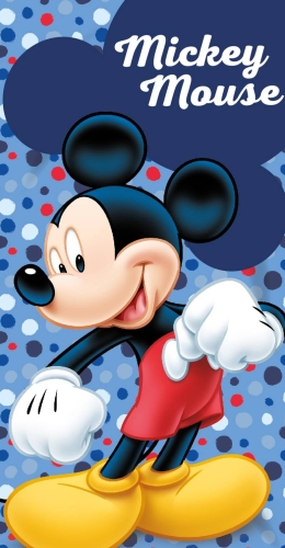 Ręcznik bawełniany dziecięcy licencyjny 70x140 Mickey