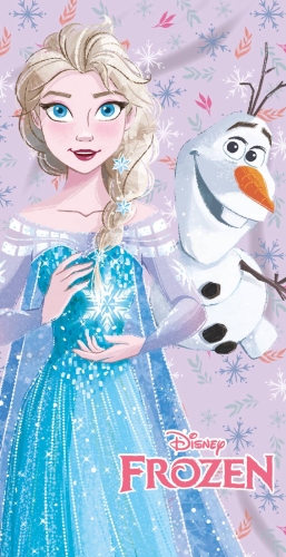 Ręcznik bawełniany dziecięcy licencyjny 70x140 Elsa Frozen