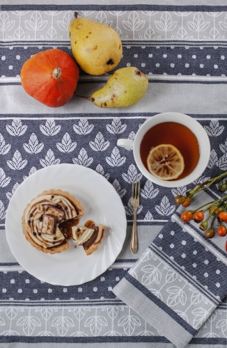 Ścierka żakardowa kuchenna granatowa 40x60 Carino