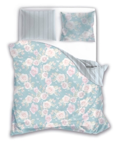 Pościel satyna bawełniana Elegant 160x200 w róże