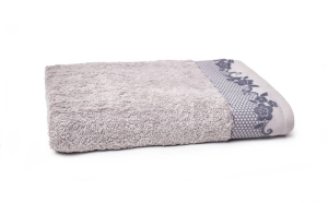 Ręcznik bawełniany szary 50x90 Bjork