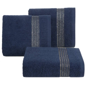 Ręcznik bawełniany do twarzy 30x50 Lila granatowy
