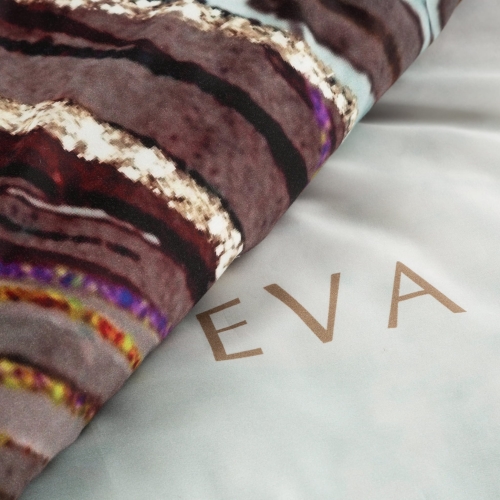 Ekskluzywna pościel z makosatyny z motylem 220x200 Eva Minge