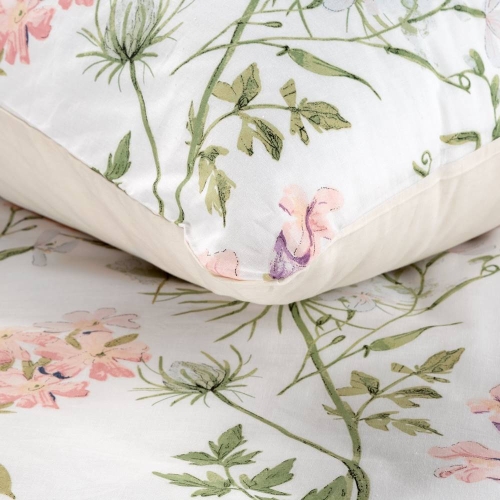 Komplet pościeli Sonia 100% bawełniana 160x200 w kolorowe kwiaty