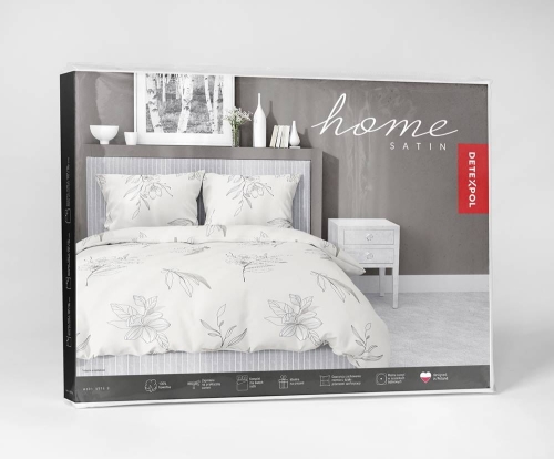 Pościel satyna bawełniana Home Satin 160x200 w kwiaty
