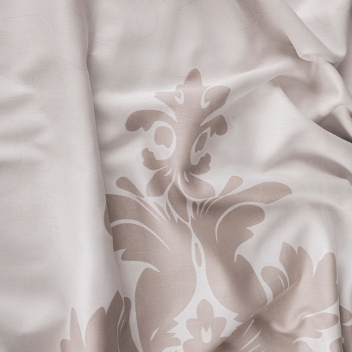 Komplet pościeli z bawełny satynowej beżowej 160x200 Grace