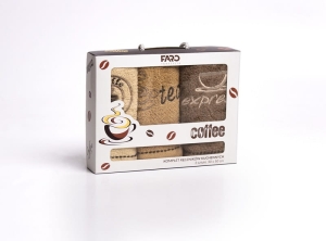Zestaw kuchennych ręczników 30x50 Coffee