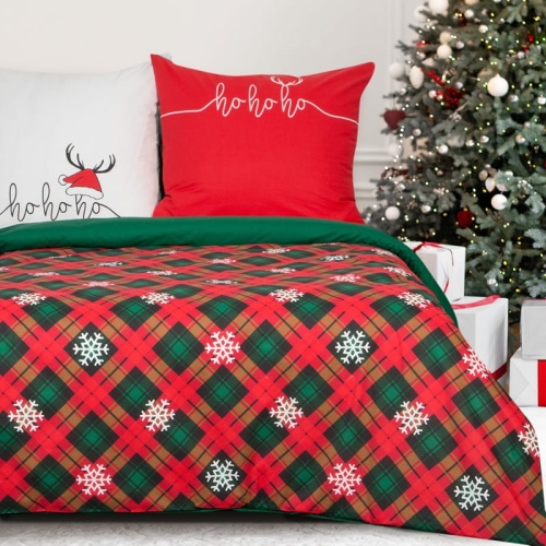 Pościel świąteczna bawełniana 220x200 Karmen