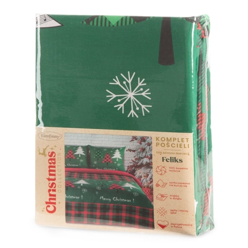 Pościel świąteczna bawełniana 220x200 Feliks